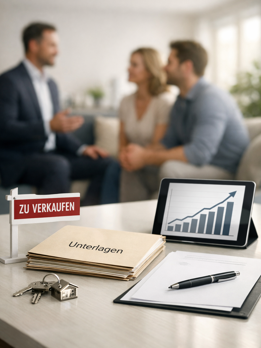 Kostenlose Wertermittlung Beratung zur Wertermittlung mit einem Immobilienmakler